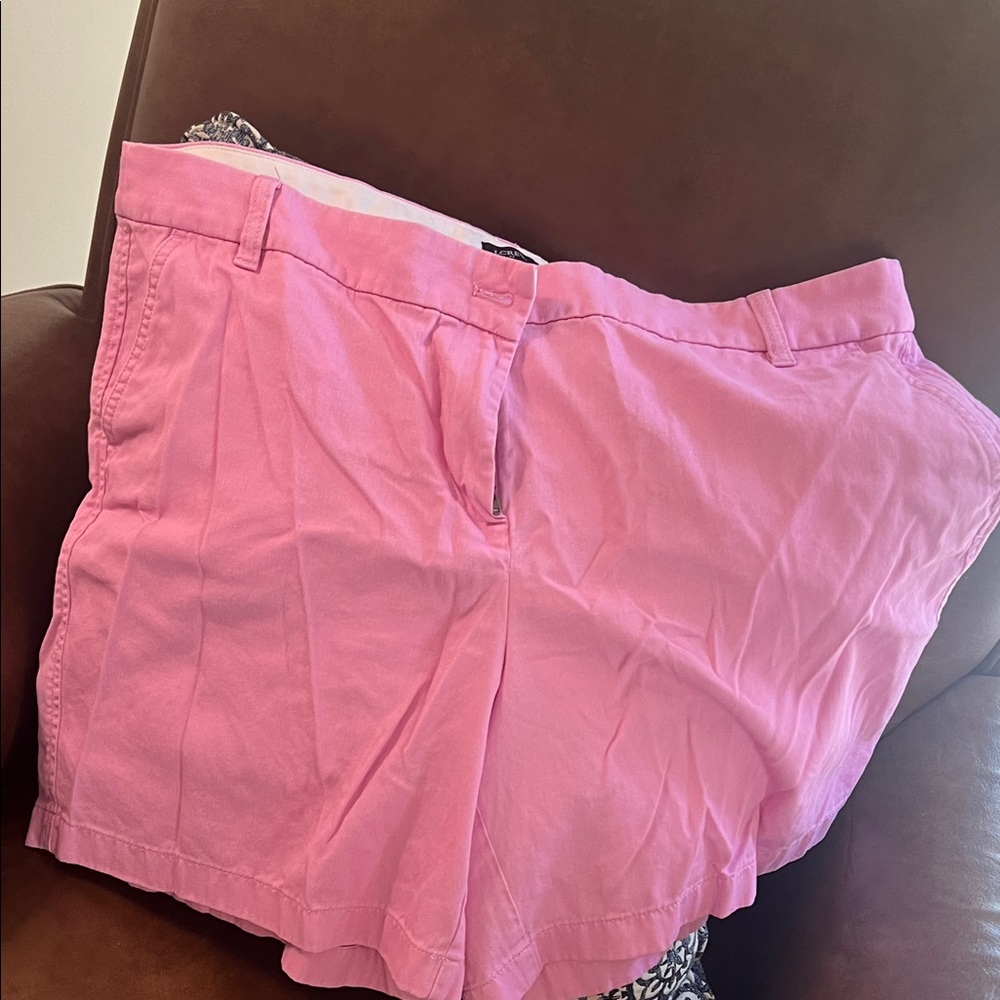 J. Crew bubble gum Pink Shorts